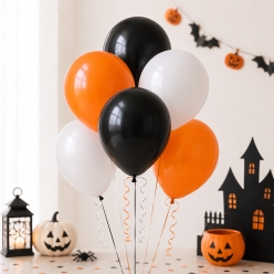 Orange, Black & White 12
